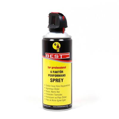 BEST 6 Faktör Yağlayıcı Pas Nem Önleyici Sprey 200 ML - 1