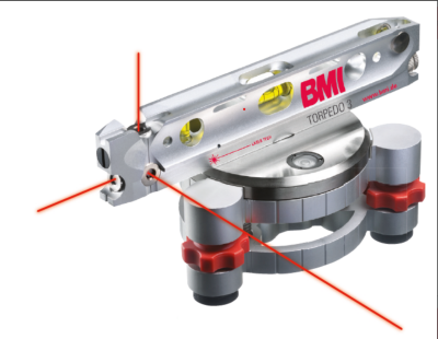 BMI 650 040 635 Comp Torpedo 3 Lazerli Terazi Set - 1