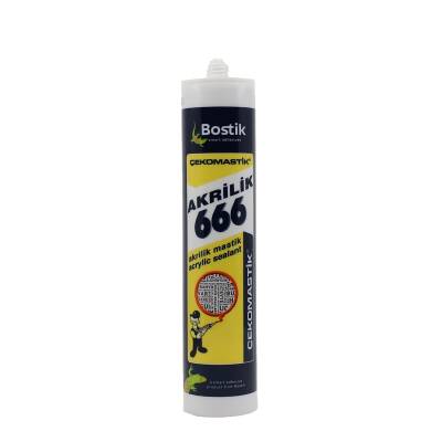 Çekomastik Montaj Mastik 280 ML SİYAH (666) - 1