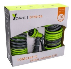 Daye DY5910S Spiral Bahçe Sulama Hortum Seti 10 mt - 4