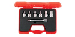 İzeltaş 1/2'' Star (Torx) Lokma Anahtar Takımı 7 Parça - 1