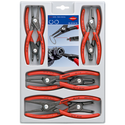 Knipex 00 20 04 SB Ağır Hizmet Segman Pensesi Seti - 1