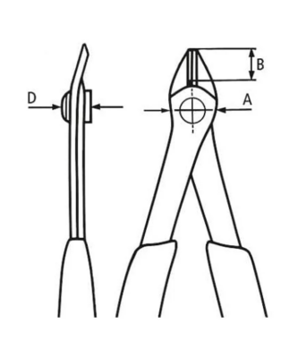 Knipex 78 03 125 ESD Süper Knips Yan Keski - 4