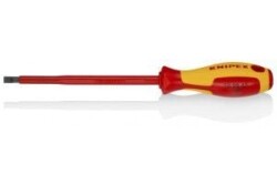 Knipex 98 20 65 VDE İZOLELİ DÜZ UÇLU TORNAVİDA 6,5*150MM - 1