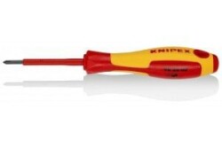 KNIPEX 98 24 00 VDE İZOLELİ YILDIZ UÇLU TORNAVİDA PH0*60 - 1