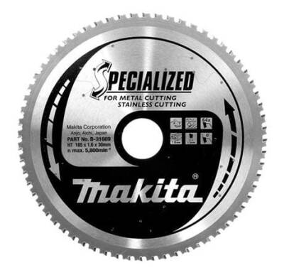 Makita B-31669 Metal Daire Testere 185mm 64 Diş - 1