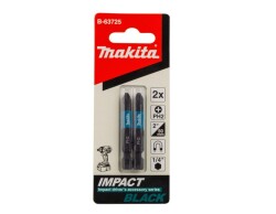 Makita B-63725 Impact Black PH2 2 Adet Bits Uç 50mm - 1