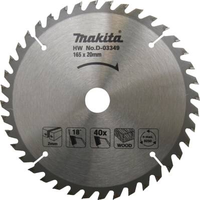 Makita D-03349 Daire Testere 165x40diş - 1