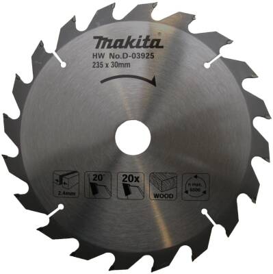 Makita D-03925 Daire Testere 235x20diş - 1