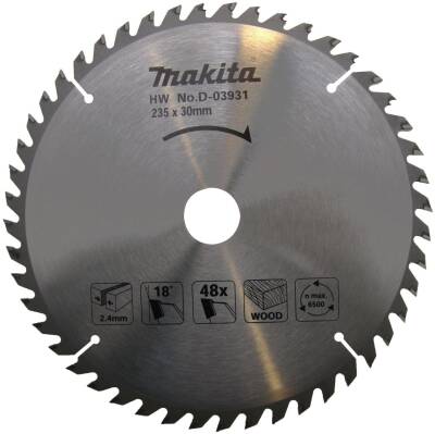 Makita D-03931 Daire Testere 235x48diş - 1