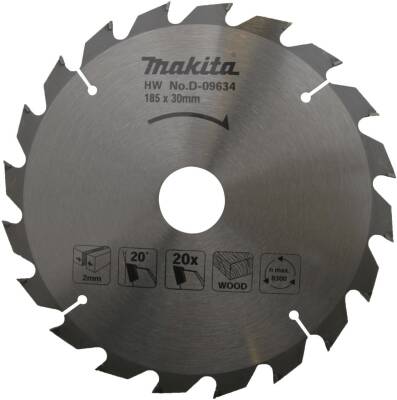 Makita D-09634 Daire Testere 185x20diş - 1