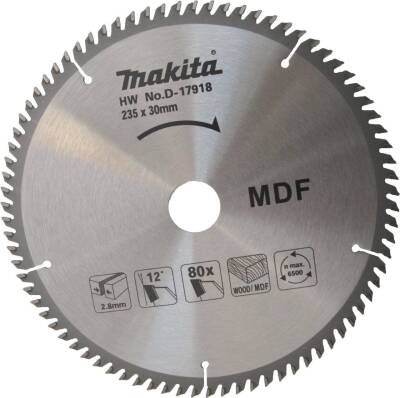 Makita D-17918 Tct Testere 230x30x80t - 1