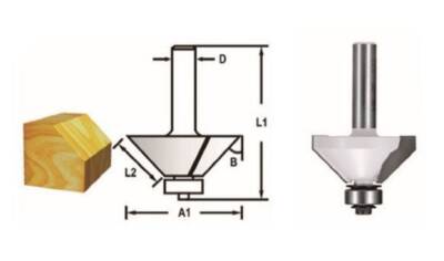 Makita D-48686 Freze Bıçağı - 1