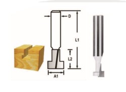 Makita D-48907 Freze Bıçağı Fitil Bıçağı (Çift Bıçak) 8x9,5x48 Mm - 1