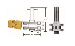 Makita D-48913 Freze Bıçağı 8mm - 1