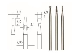 Proxxon Freze Uçları 3 Lı 28752 - 1