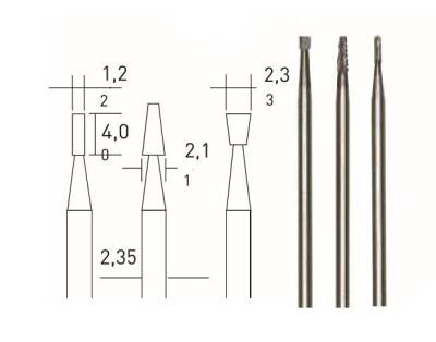 PROXXON FREZE UÇLARI 3 LI 28752 - 1