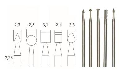 Proxxon Freze Ucları 5 Li 28710 - 1