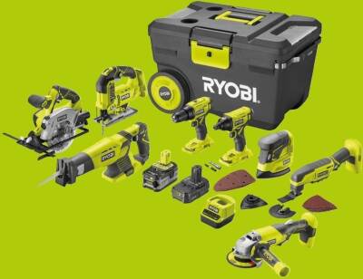 Ryobi R18CK8-242T 18V Akülü Combo Set - 2