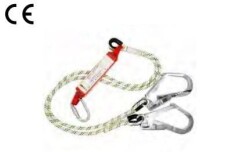 Safeset Çift Bacaklı Halatlı Lanyard - 1