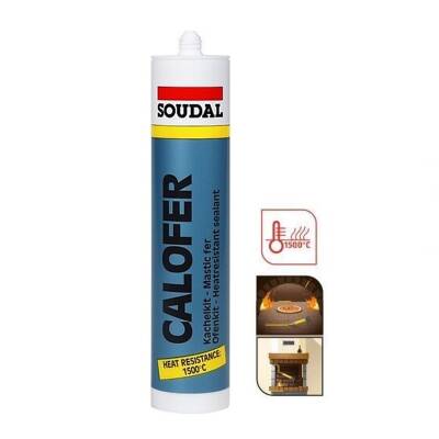 Soudal Calofer Şömine Mastik 1500C 300 ML - 1