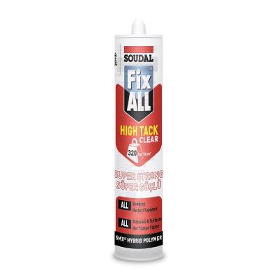 SOUDAL FİX ALL HIGH TACK Şeffaf 290ml - 1