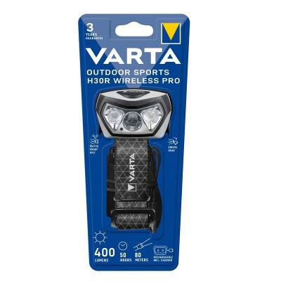 VARTA LED Wireless Şarjlı Kafa Feneri H30R - 2