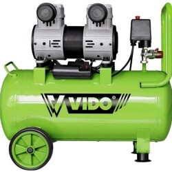 Vido 1500W/2HP 50L Yağsız Sessiz Kompresör - 1