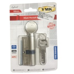 YMK Bilyalı Mandallı Barel Saten 68 MM - 1